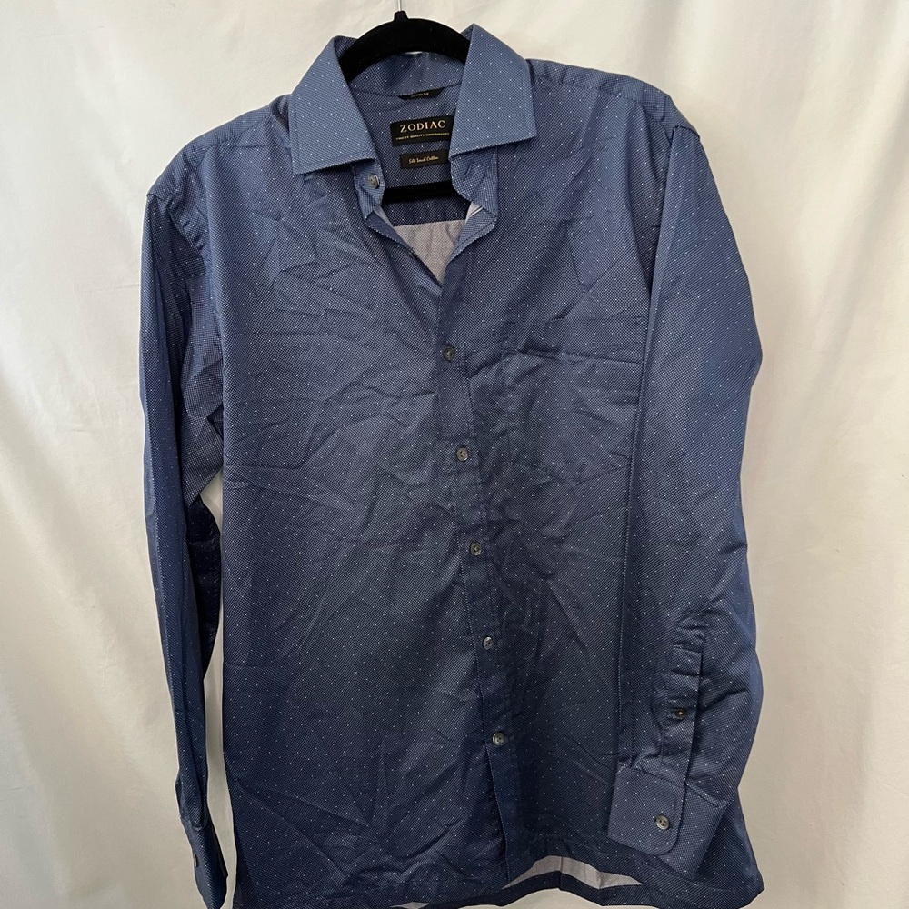 Men’s Button down Zodiac Silk Touch Shirt